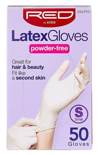 RED Latex Gloves Box