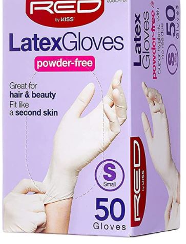 RED Latex Gloves Box