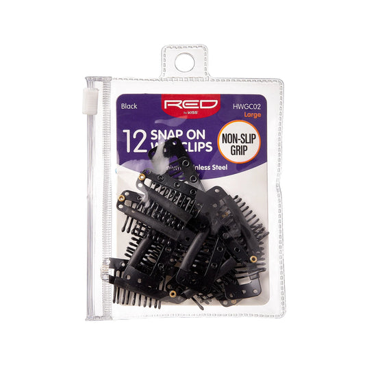 RED Snap On Wig Clips (HWGC02)