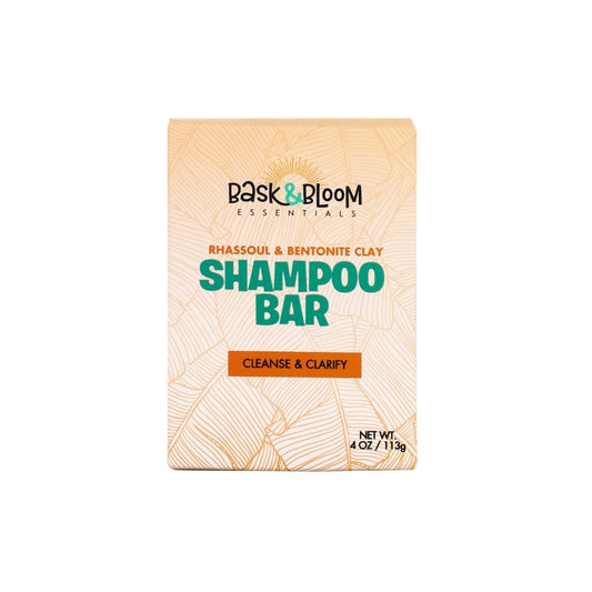Bask and Bloom Rhassoul & Bentonite Shampoo Bar