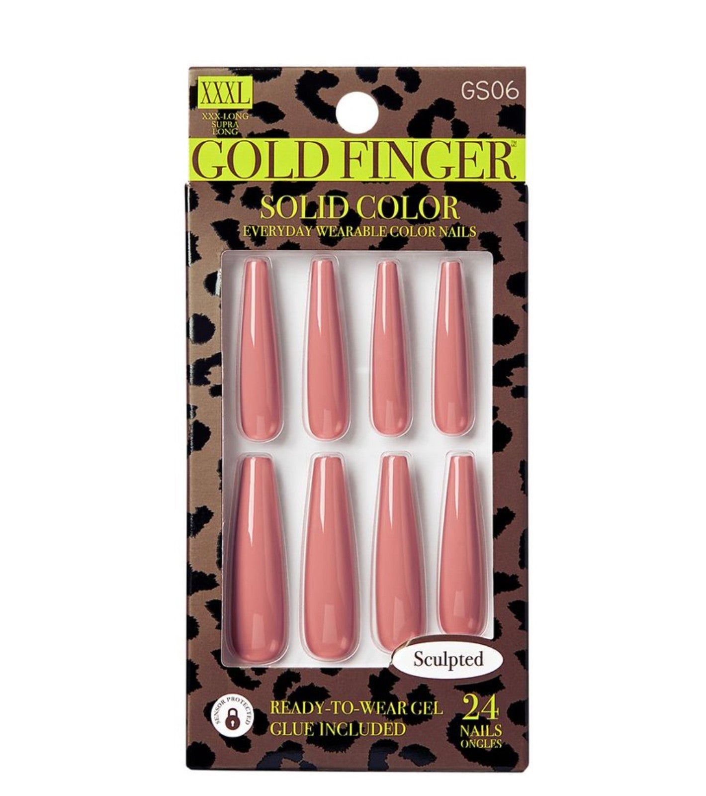 KISS Gold Finger Solid Color Nails
