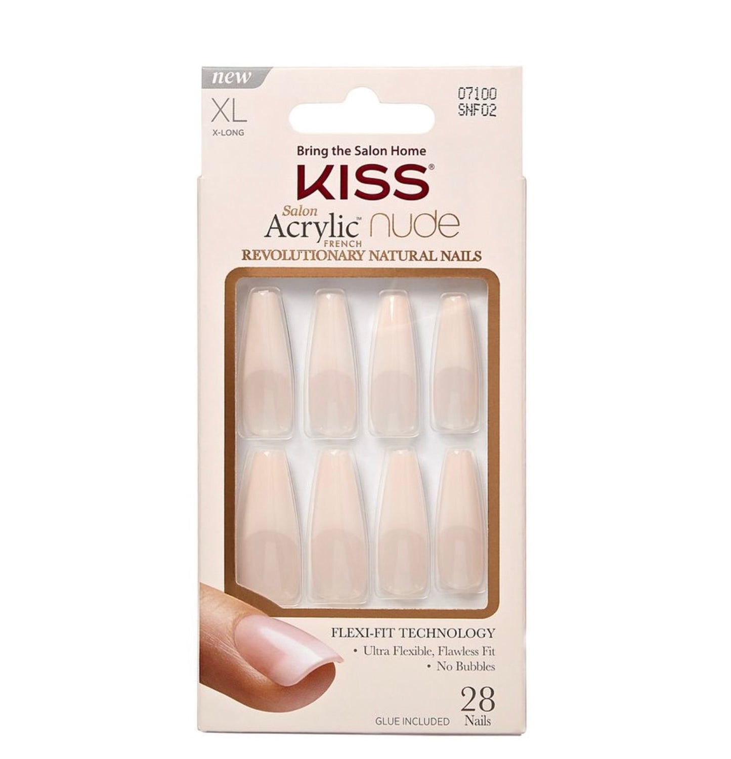 KISS Salon Acrylic French Nude