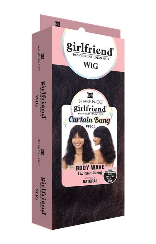 Shake N Go - Girlfriend Curtain Bang - Body Wave