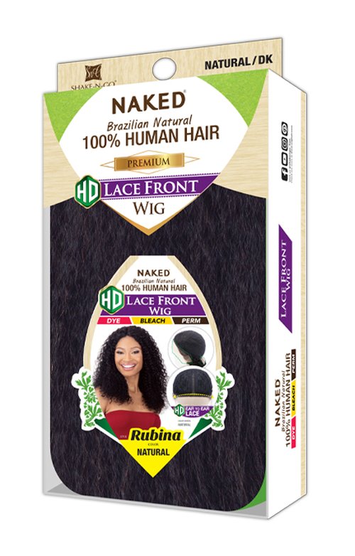 Shake N GO Premium 100% Human Hair HD Lace Front Wig - RUBINA