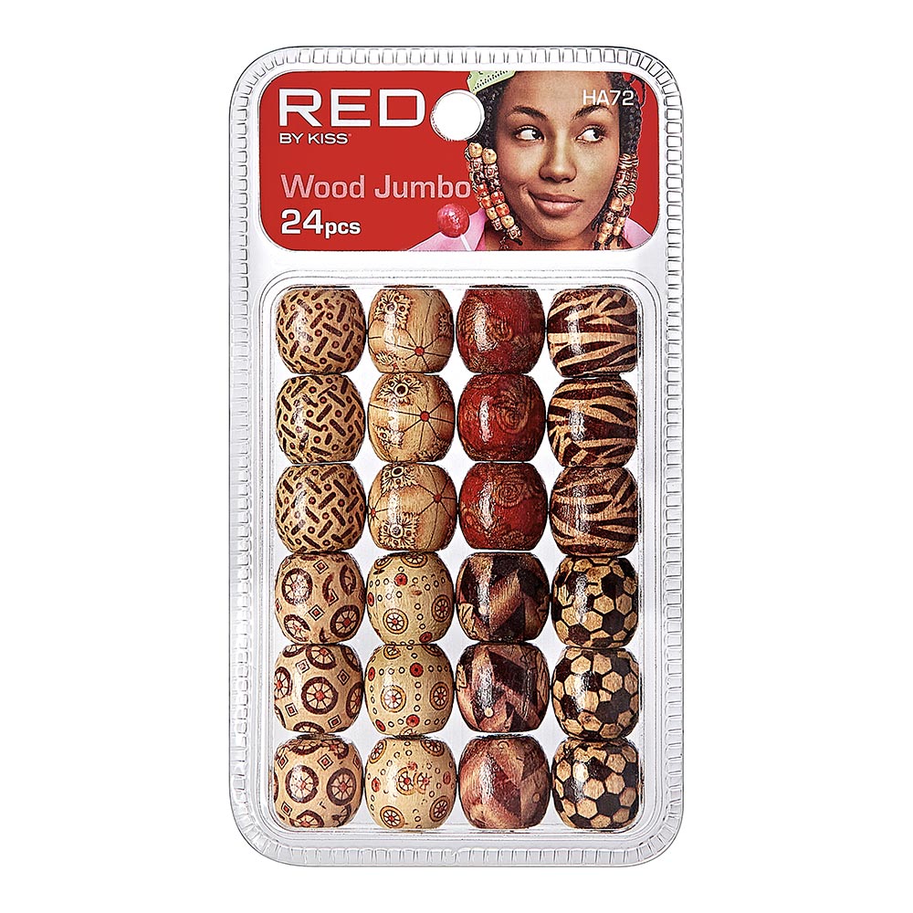 RED Hair Beads - Assorted