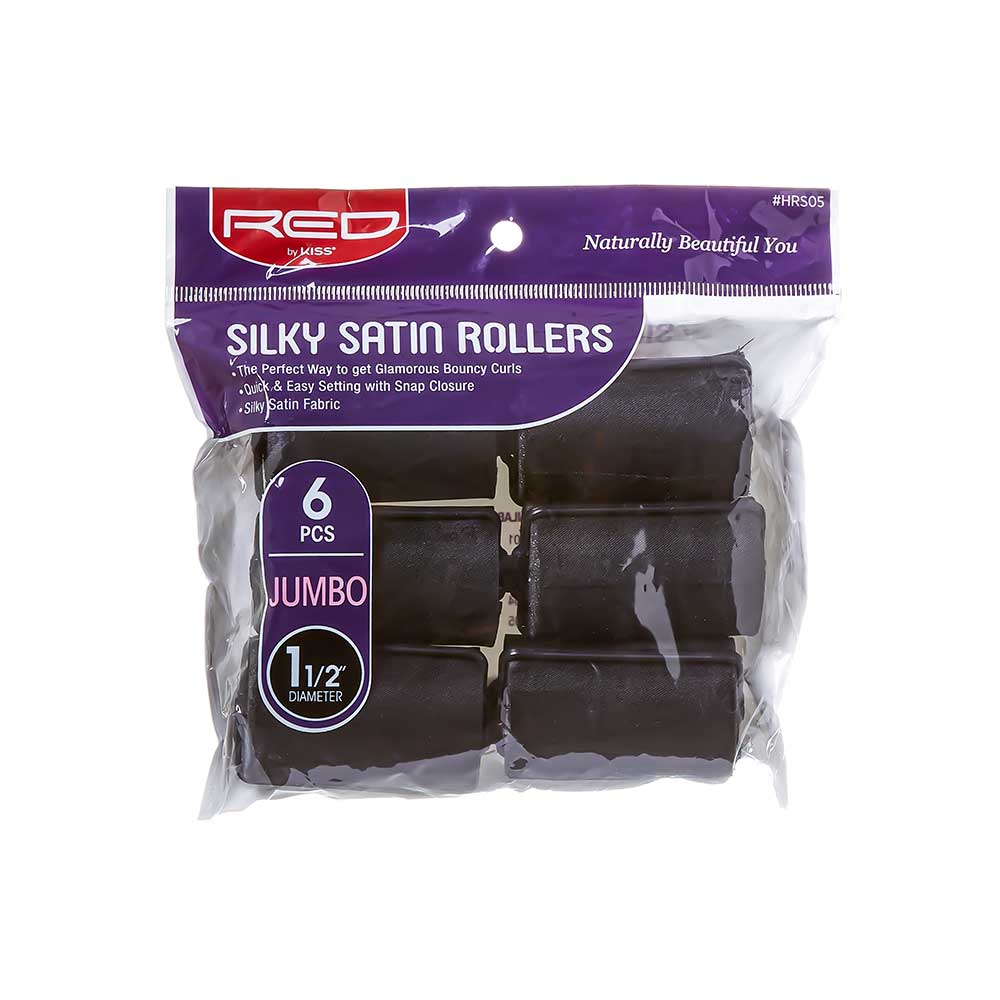 Red by Kiss Silky Satin Rollers