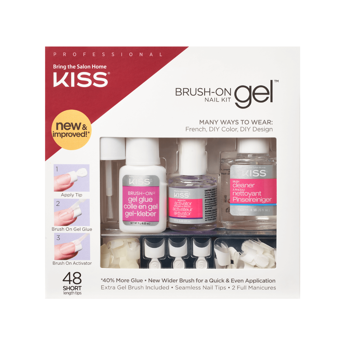 KISS Brush-On Nail Kit (GNK01)