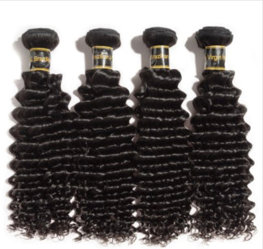 Envy Us Luxe Hair - Virgin Hair Bundles (10A-Deep Curly)