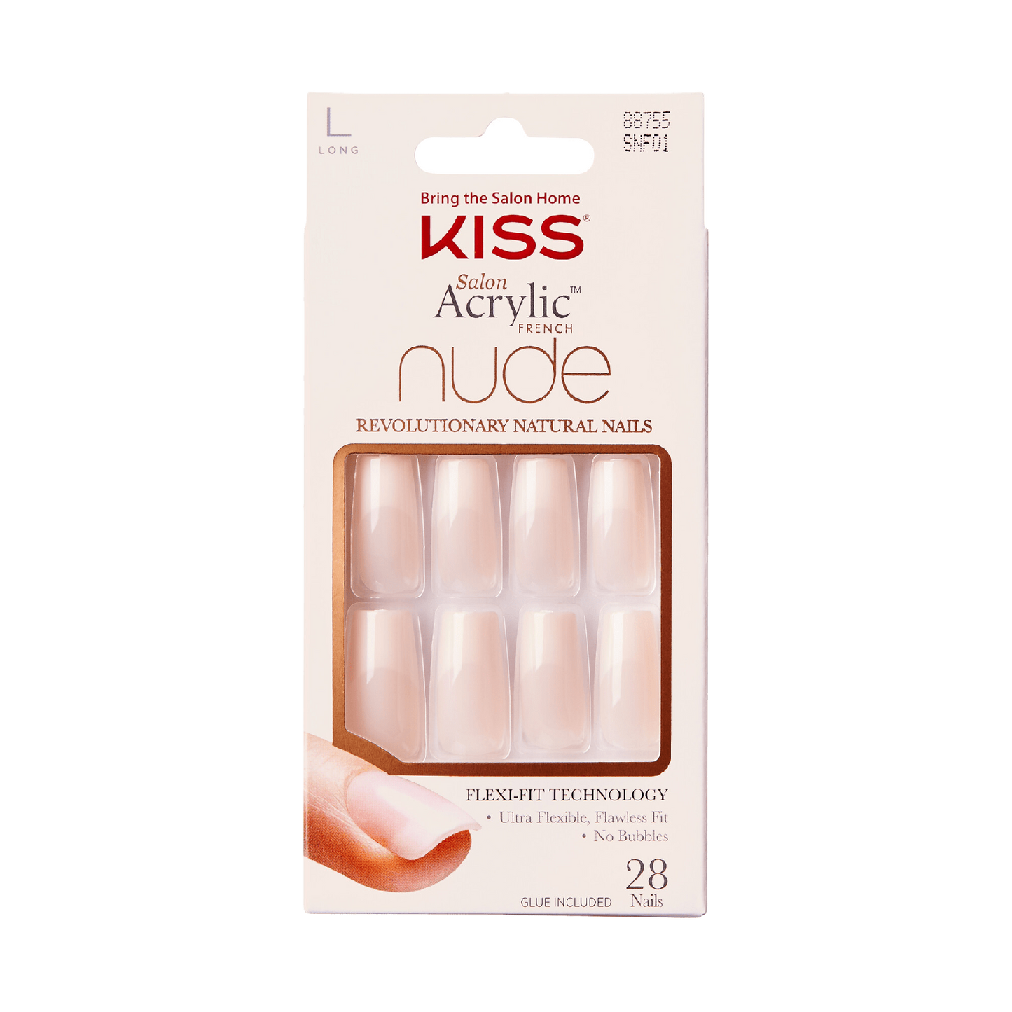 KISS Salon Acrylic French Nude