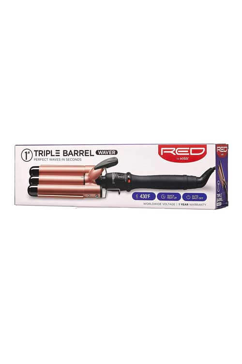 RED by KISS 1'' Tripple Barrel Waver (CIT100)