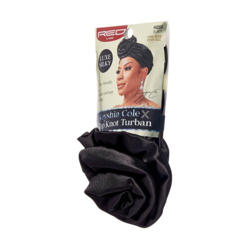 RED - Top Knot Turban - Luxe Silky