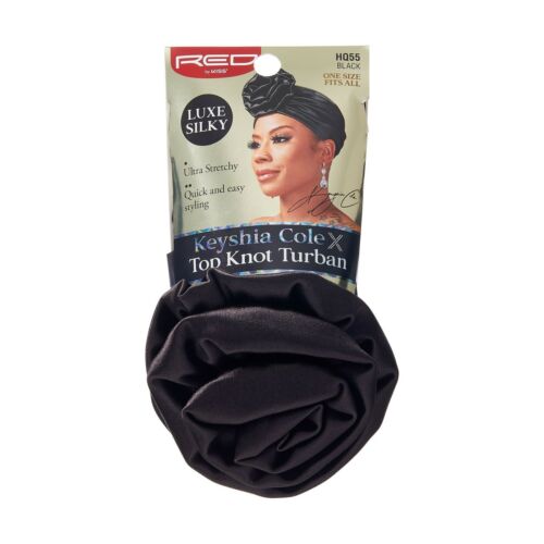 RED - Top Knot Turban - Luxe Silky